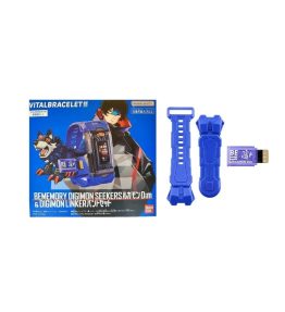 61PqBxtH0FL._AC_UF894,1000_QL80_ Vital Bracelet BE BEMEMORY Digimon Seekers Loogamon Dim Card & Digimon LINKER Band